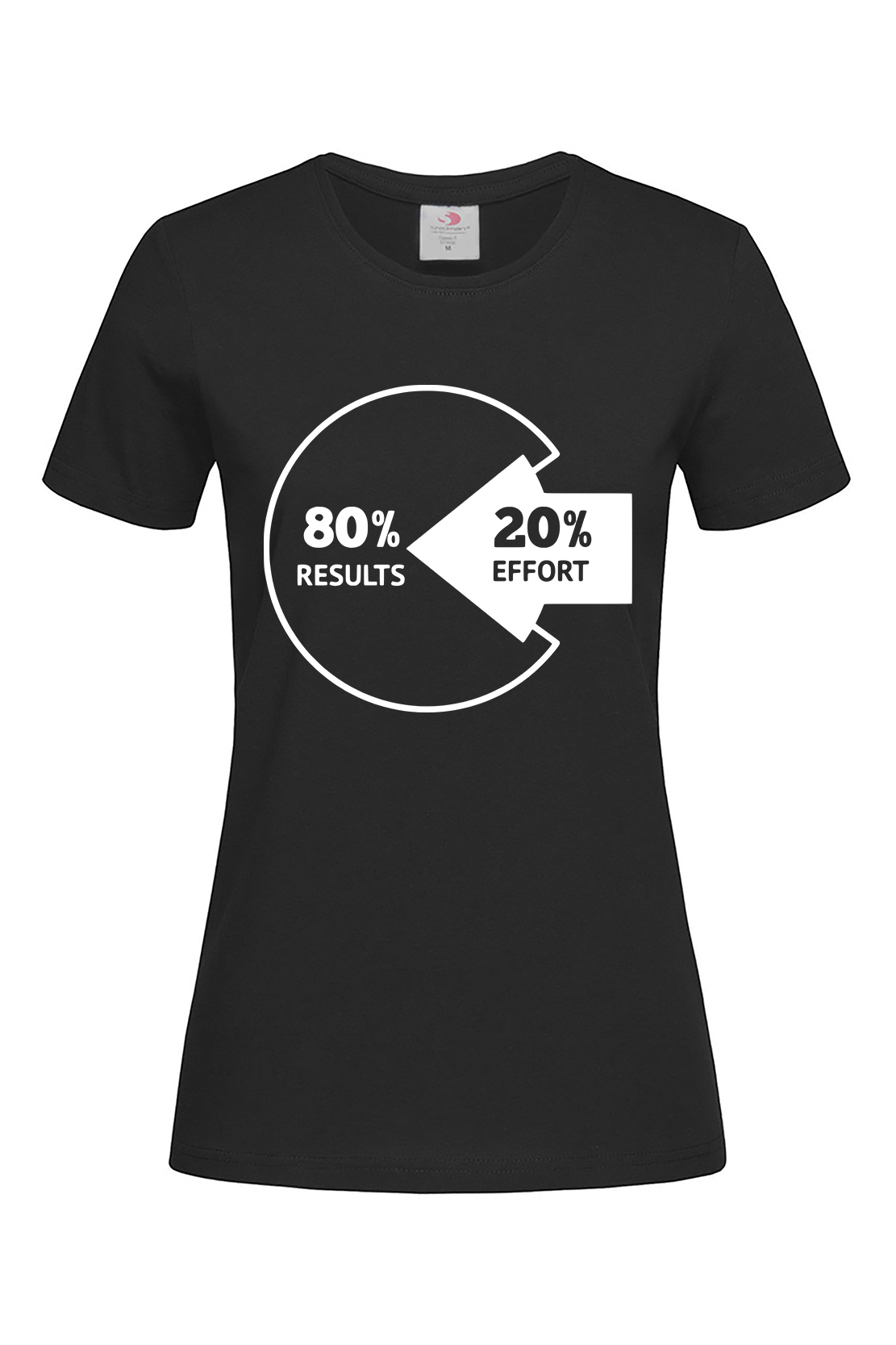 Жіноча футболка 80% results 20% effort