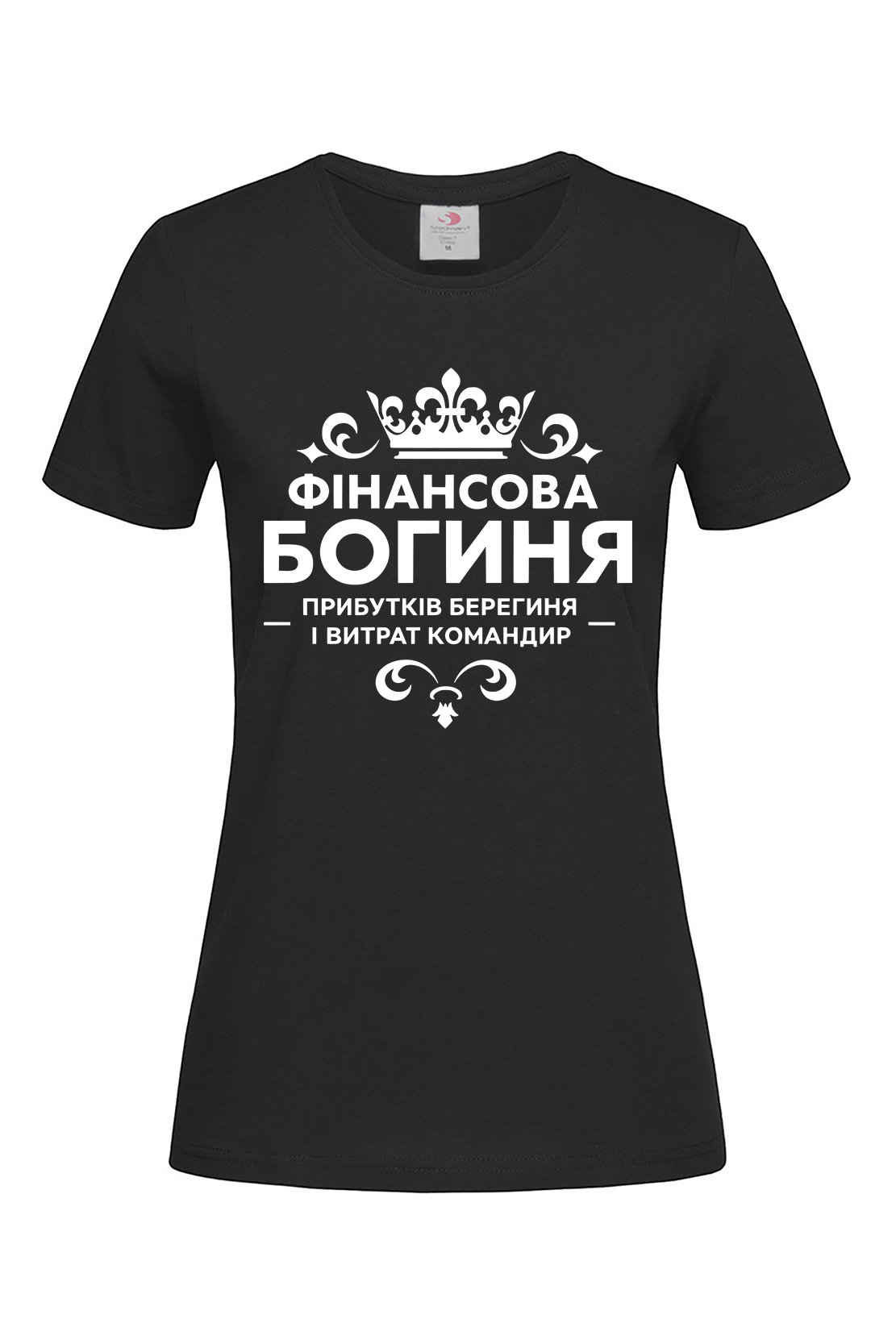 Жіноча футболка Богиня чор