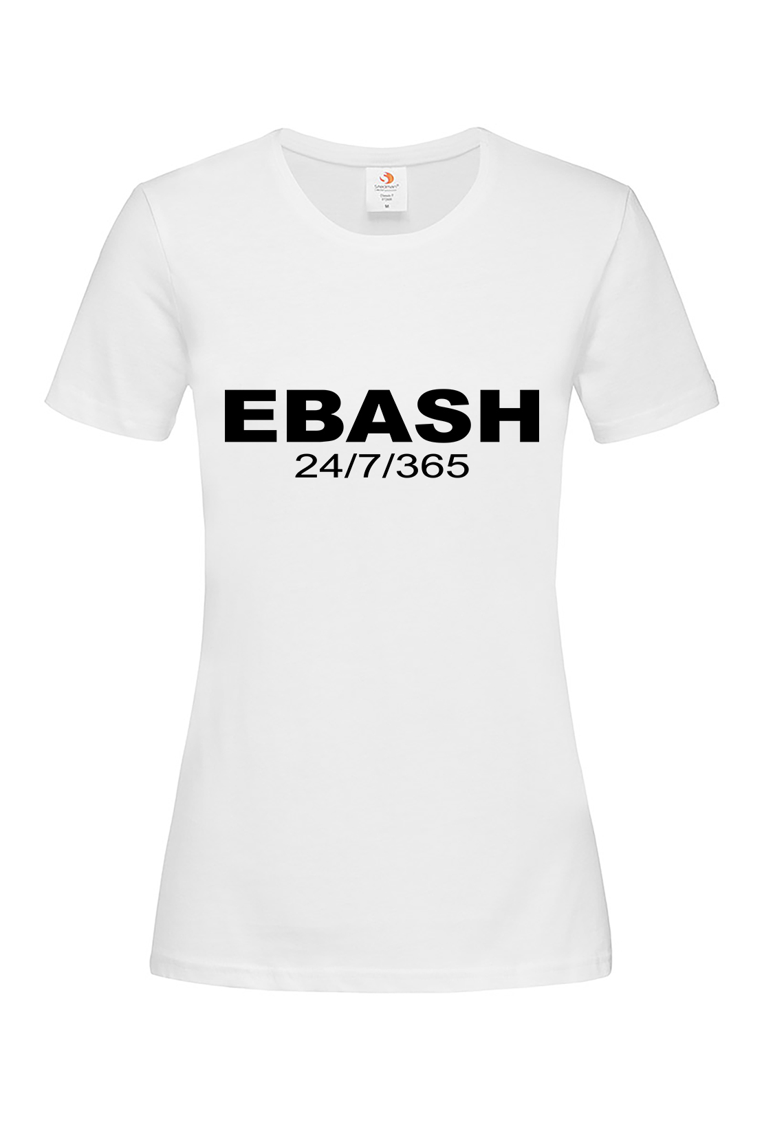 Жіноча футболка Ebash 24/7/365 біл