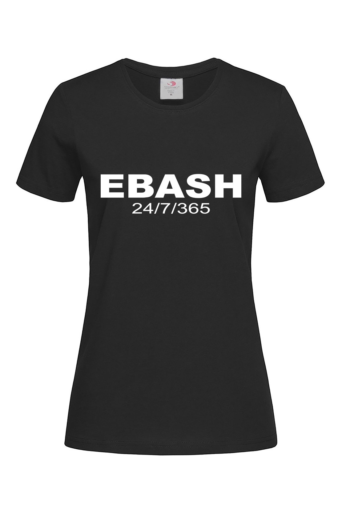 Жіноча футболка Ebash 24/7/365 чор