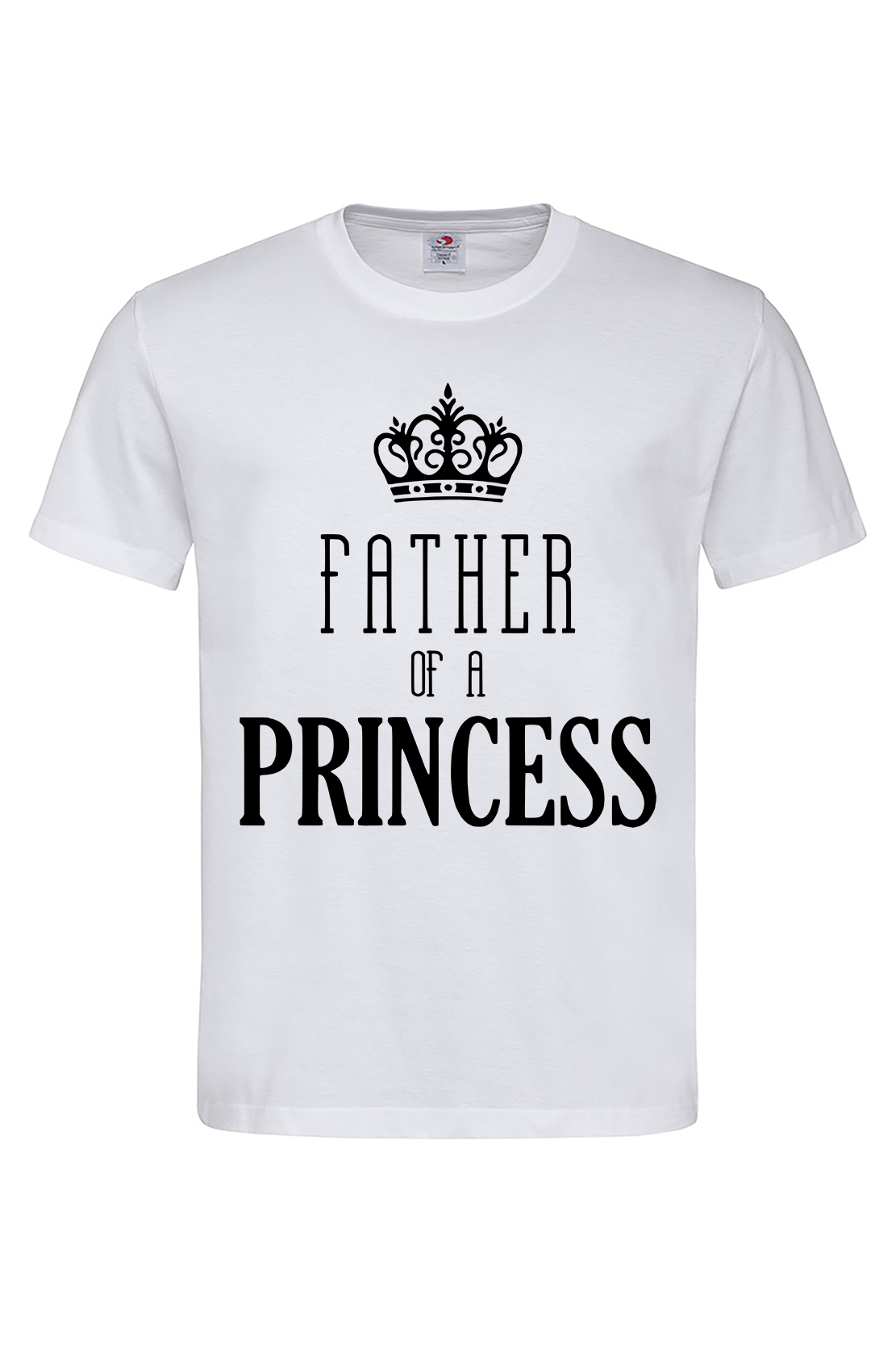 Чоловіча футболка Father of a princess біл
