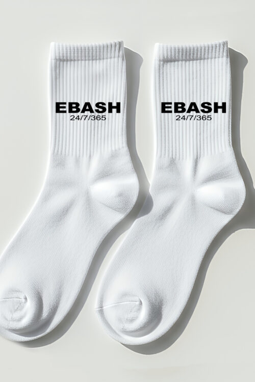 Шкарпетки з принтом Ebash 24/7/365