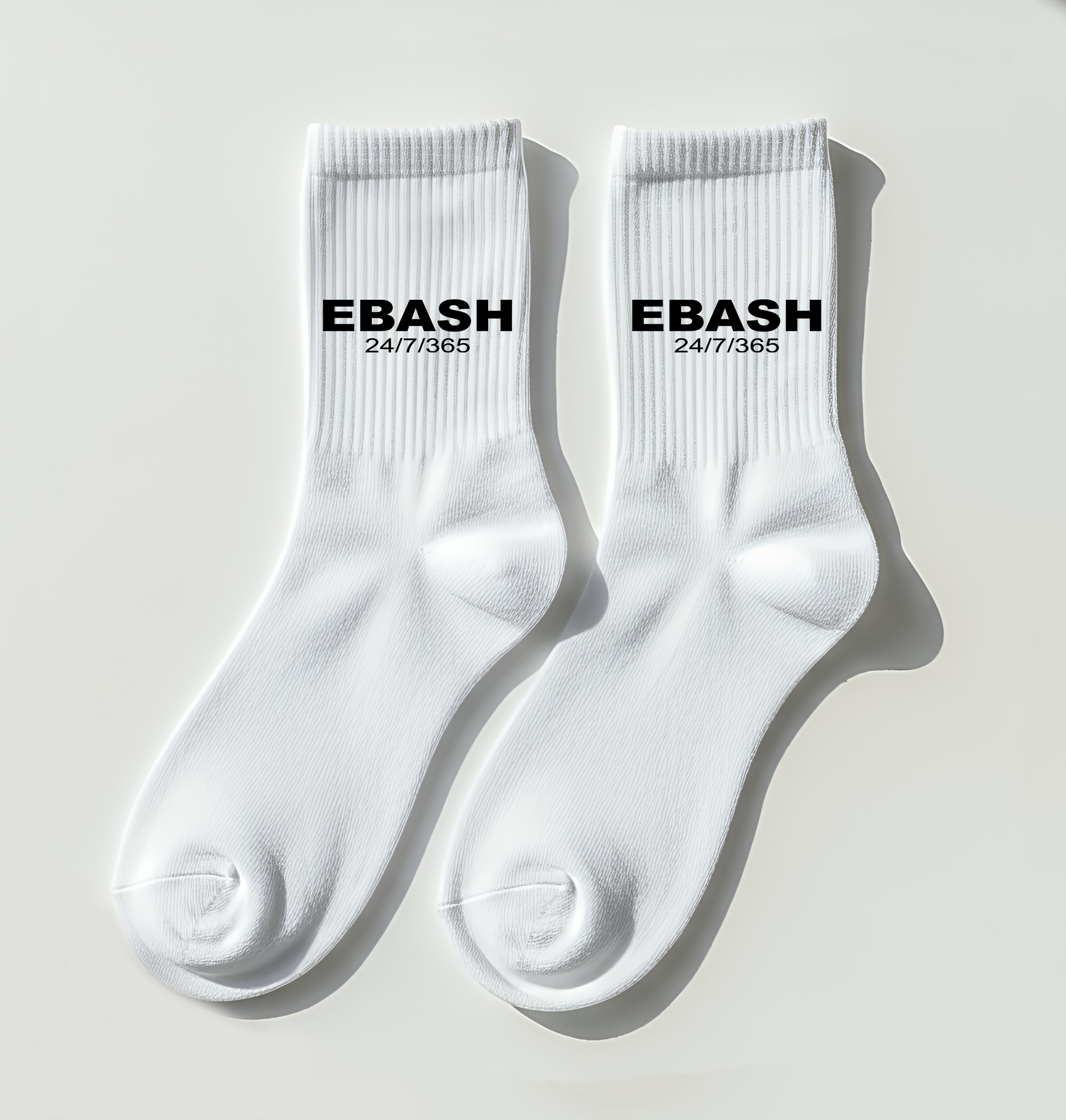 Шкарпетки з принтом Ebash 24/7/365