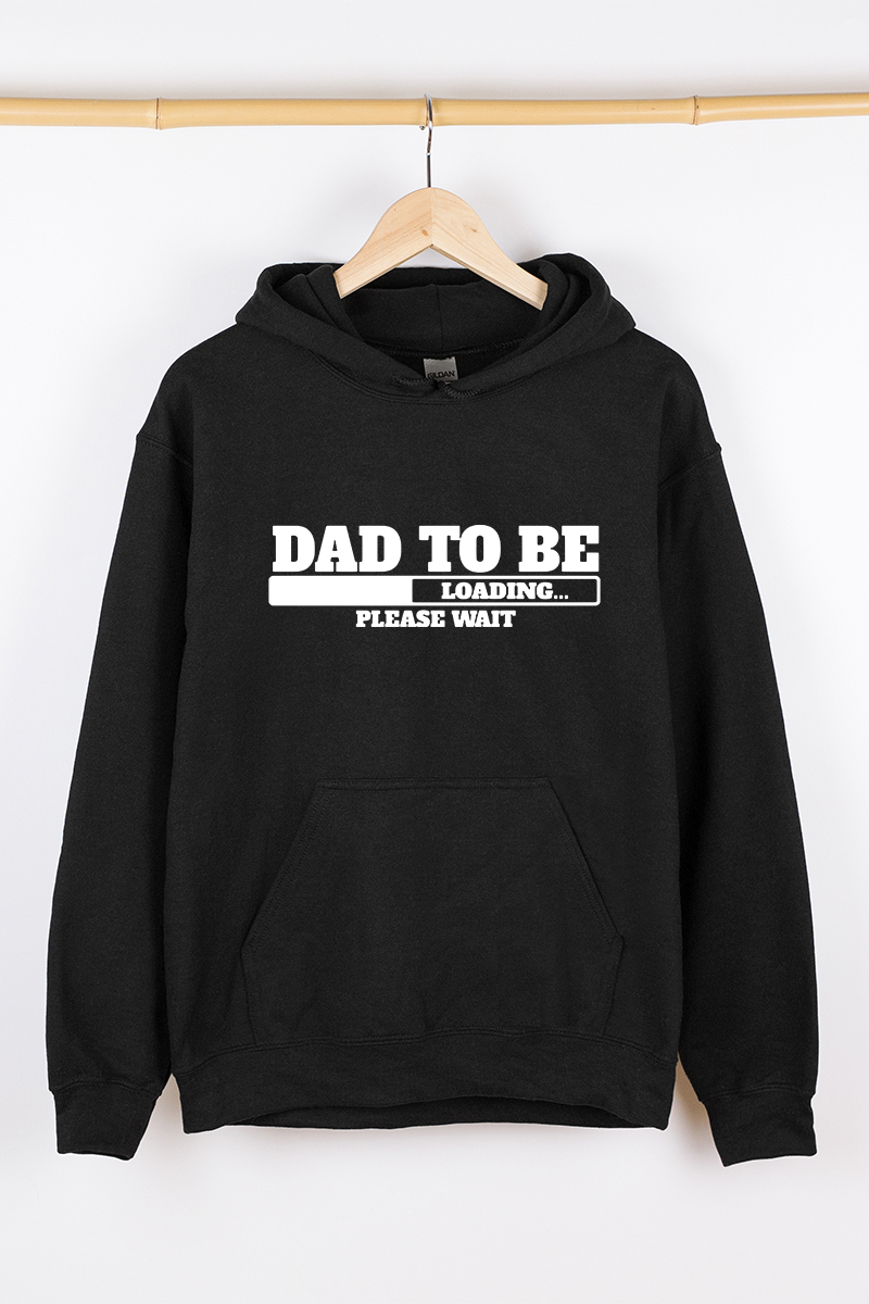 Теплий чоловічий худі чорний DAD TO BE LOADING…