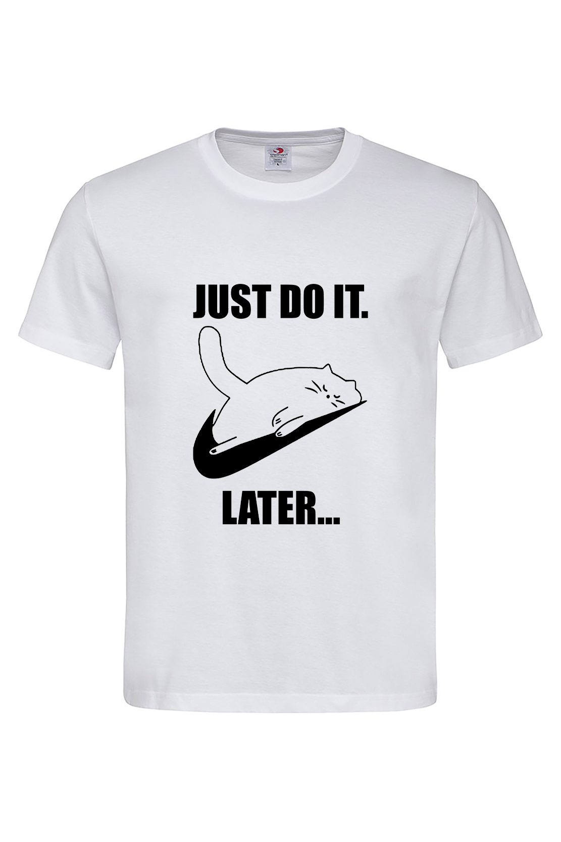 Чоловіча футболка Just do it later... біл