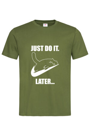 Чоловіча футболка Just do it later... хак