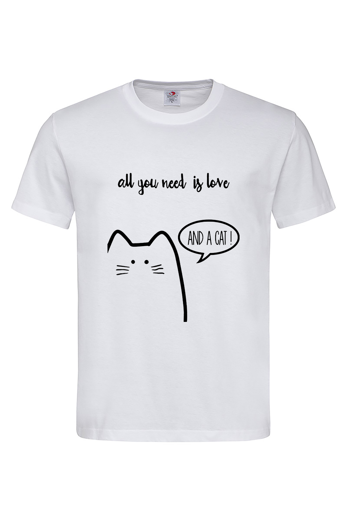 Чоловіча футболка All you need is love біл