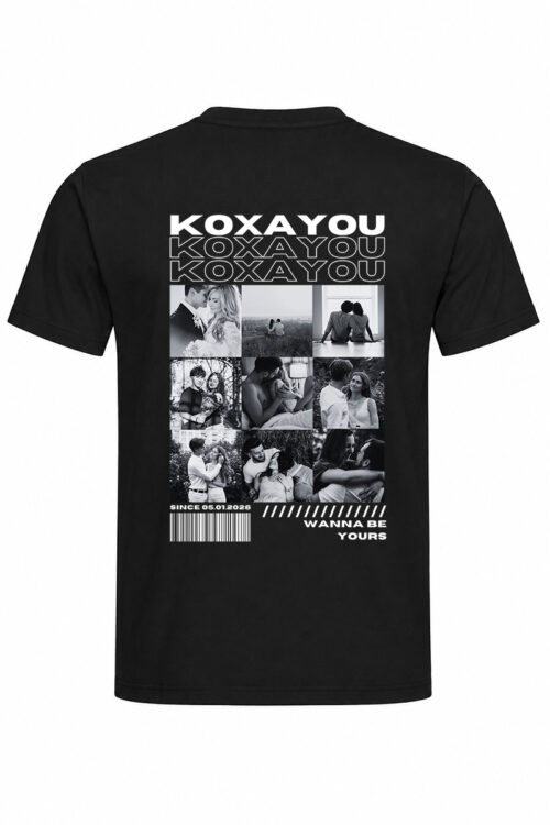 Чоловіча футболка Koxayou з фото та датою
